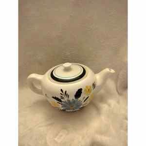 Vintage Stangl Hand Painted Floral Teapot Denmark
